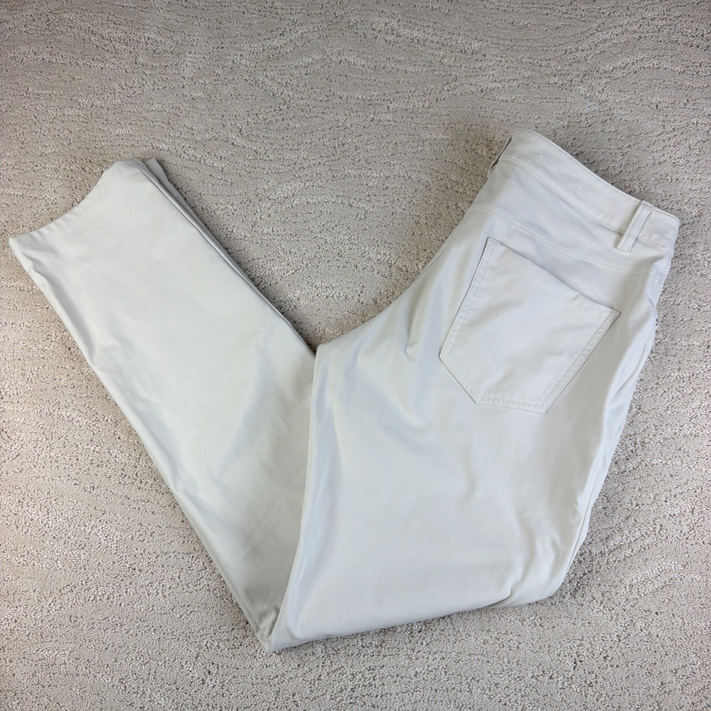 Men's Lululemon Size 33 ABC Pant Classic 34" Warpstreme Chino Silverstone